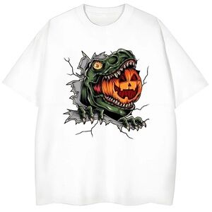 Halloween T Shirt Toddler Short Sleeve Halloween Cotton Tees Size 4T